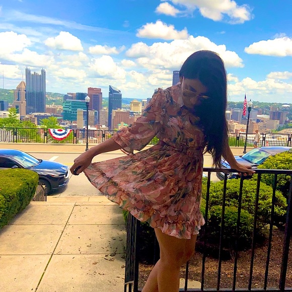 Floral Pink Dress - Picture 6 of 8